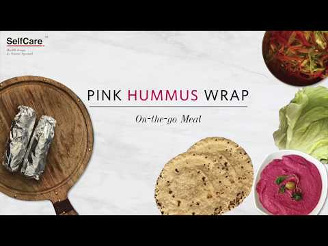 The Pink Hummus Wrap