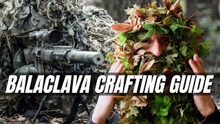 How To Ghillie Craft A Balaclava - Step By Step Guide