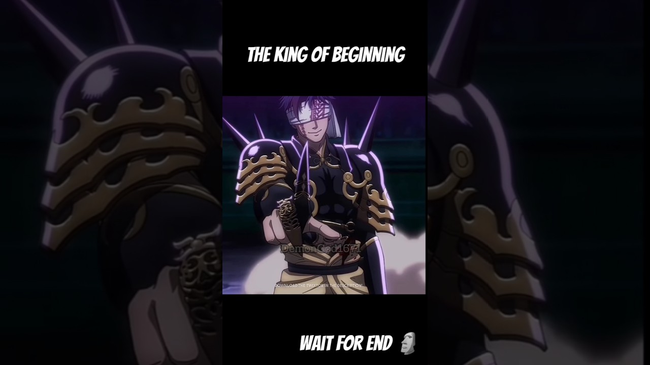 The king of kings 🗿 The king of beginning 