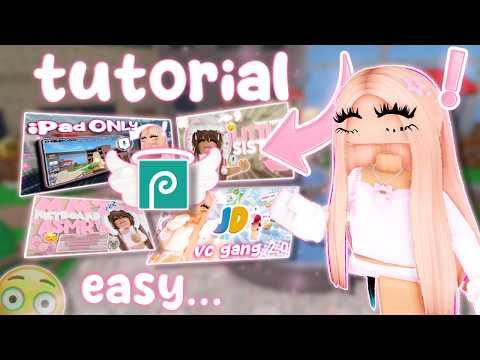 How To Make Roblox Thumbnails Like a PRO..😳