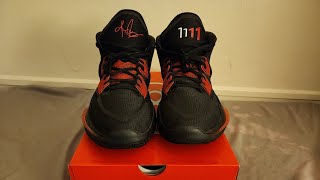 Kyrie Infinity - 'BLACK/UNIVERSITY RED' colorway. (1111)