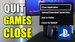 How to QUIT Game & Close Application on PS4 Console (Best Method) screenshot 2