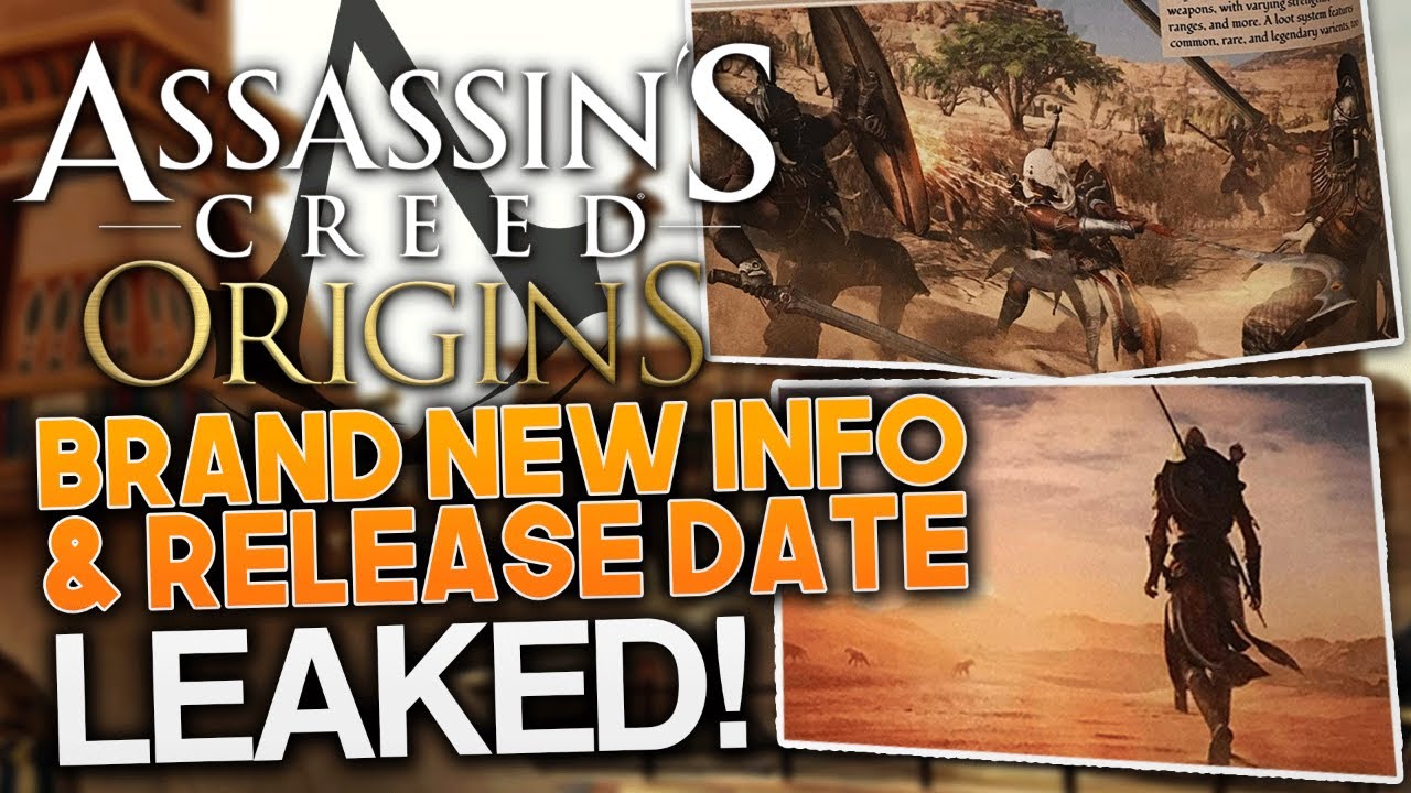 Assassin's Creed Origins | ALL NEW INFORMATION + RELEASE DATE - New ...