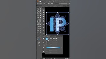 IP logo design 💰💯 #shorts