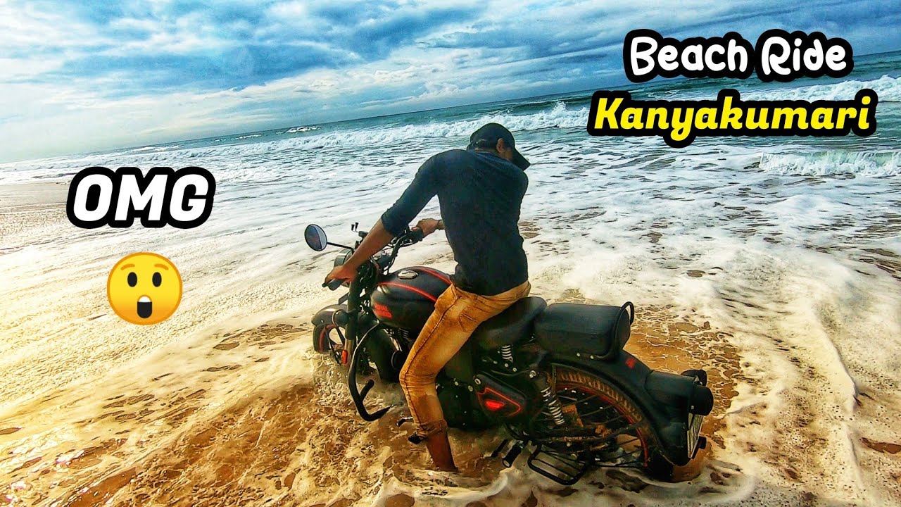 Got stuck in Kanyakumari Beach | Beach Ride | MarunGm