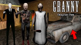 New Car Escape in Granny Chapter Two with Slenderman