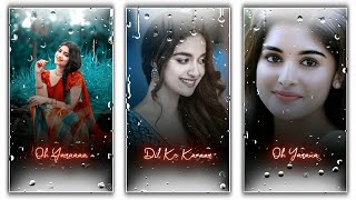 Trending Rain Drop Status Editing Kinemaster | rain drop black screen effect | Background Template