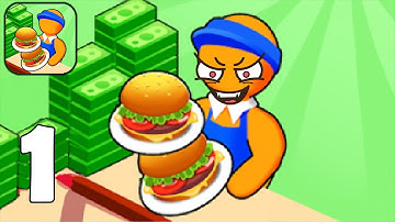 Idle Burger Tycoon - Part 1 - Open Burger Restaurant - Gameplay walkthrough