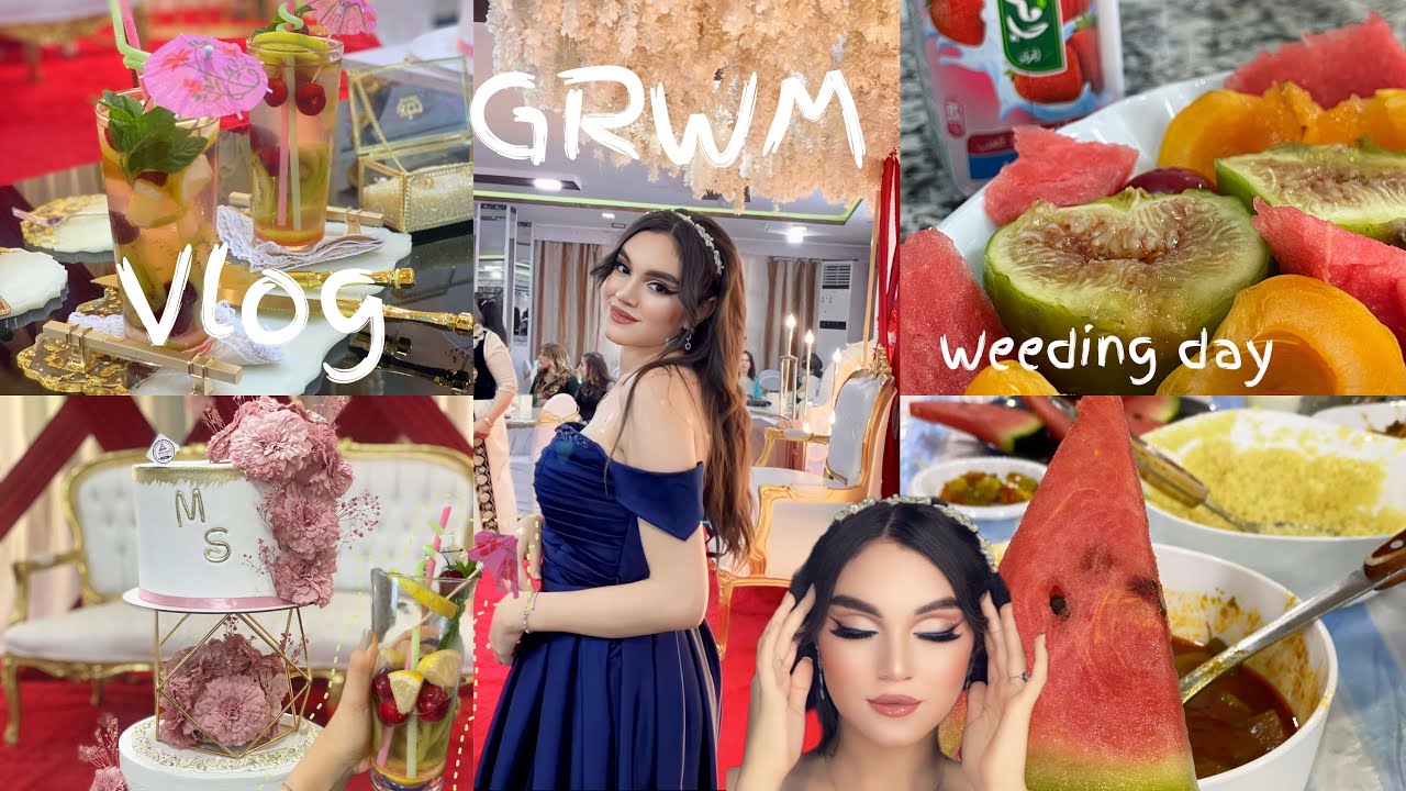 GRWM: weeding vlog ✨💃🪩مكياج اعراس،يوم معي🫶🏻🌸