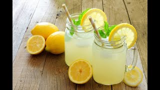 A funny way to make iced blender lemonade recipe by a cute girl in grade 4