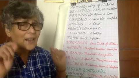 The Tempest  Act 1 Sc 1