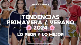 TENDENCIAS DE MODA PRIMAVERA/VERANO 2024 | LO MEJOR Y LO PEOR 🌻
