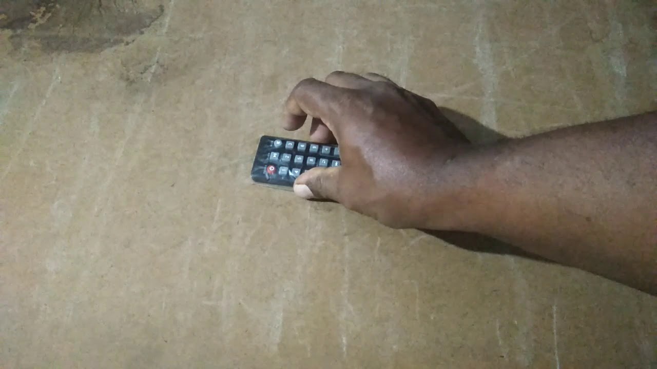putting remote on table - YouTube