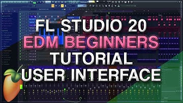 FL Studio 20 EDM Beginners Tutorial | FL User Interface Part 1 | 2021