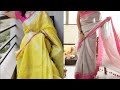 The best Linens saree collections |Multi colour Linens saree 2020