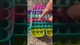 Popping Bubbles on My Birthday!#BirthdayFun #BubblePopping #SensoryToy #Relaxing