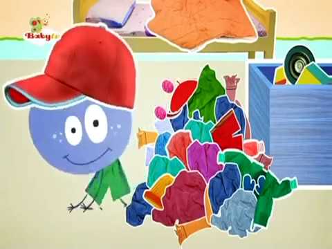 BabyTV Stick with Mick Mick cleans up his room english