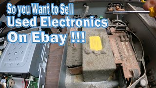 Selling Used Electronics on Ebay can be a lot of work!