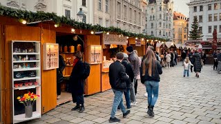 Vienna Walk Christmas Market Am Hof 2022 (Weihnachtsmarkt) | 4K Hdr
