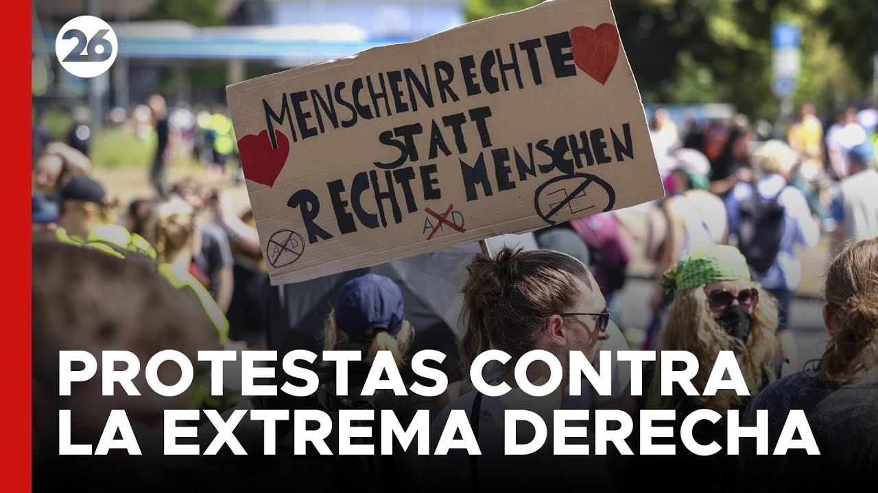 Decenas de miles de personas protestan contra la extrema derecha en ...