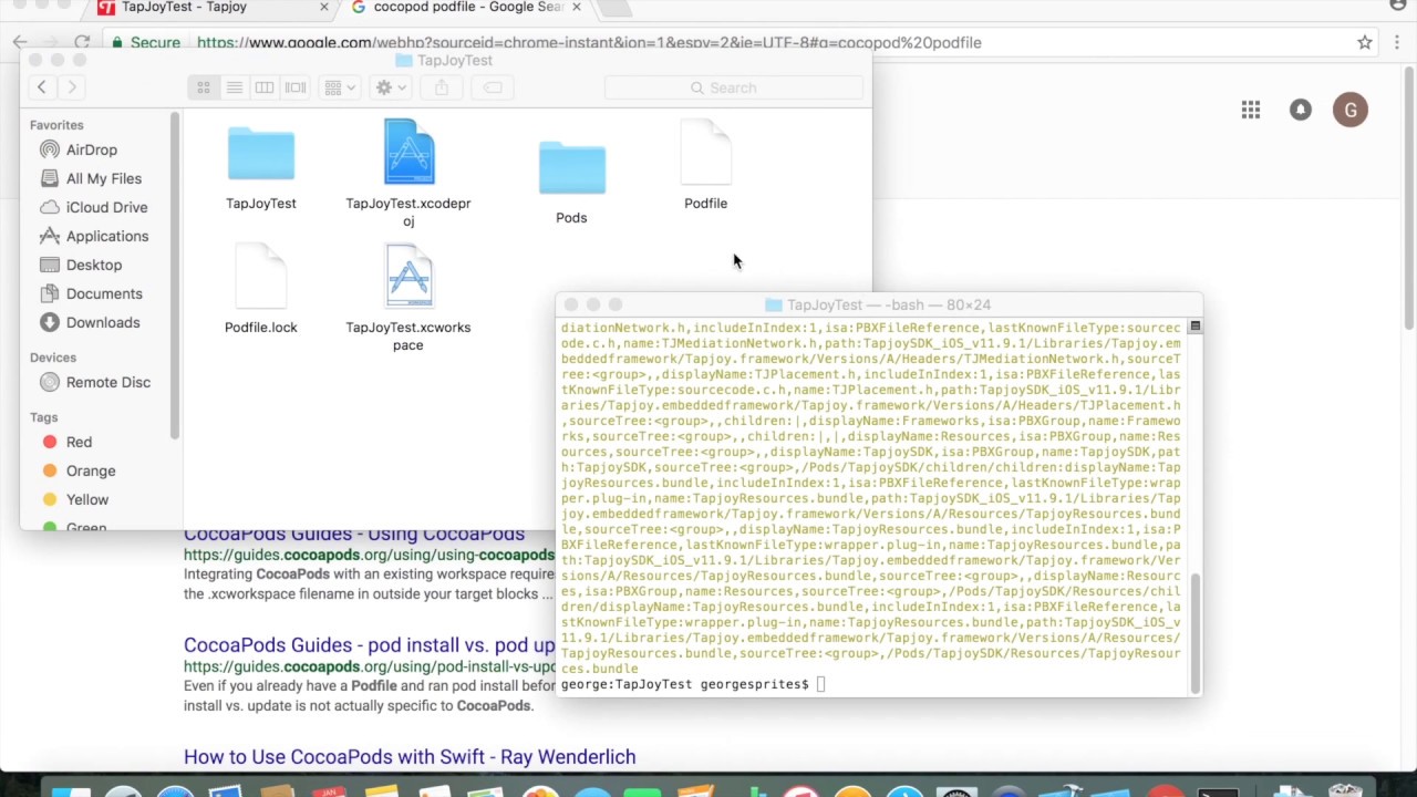 Adding TapJoy Video ad using Swift 3
