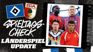 WM-VORFREUDE, DEBÜTS &amp; TORJÄGER | Spieltagscheck mit Länderspiel-Update | HSV vs. FC Augsburg