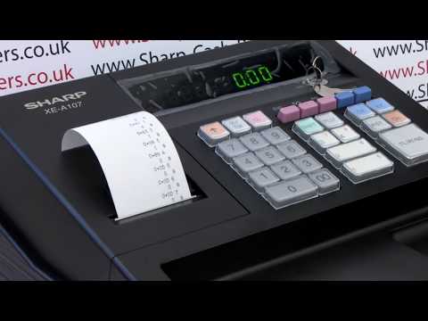 レジSHARP XE-A107 Sharp XE-A107 Cash Register With Keys & Power Cord | eBay