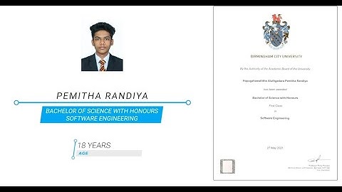 Pemitha Randiya | BCU Interview |Graduate of Java Institute| Software Engineer | 2021