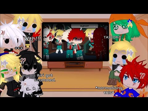 Pro Heroes reacts to “ The Boys at a Haunted house ” || BNHA/MHA || ft.Pros || GCRV || 🥀 Gacha Club🥀