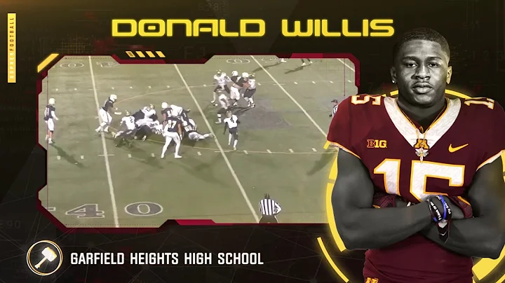 Donald Willis #ROWpher19 Highlights: Gopher Footba...