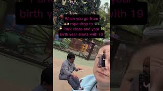Born in the 1900s Trying to Go Rope Drop to Park Close #DisneyAdult #RopeDropToParkClose