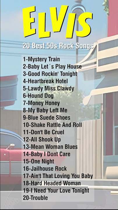 Elvis Presley - TOP 20 Fifties Rock Songs