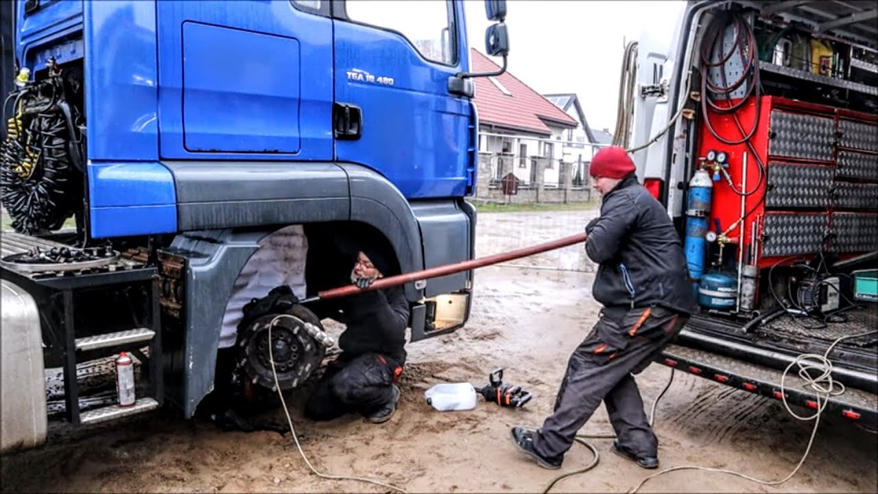 Регенерация поворотного кулака MAN и поломка Iveco!!! Поездка в Щитно была вопросом моего слова!