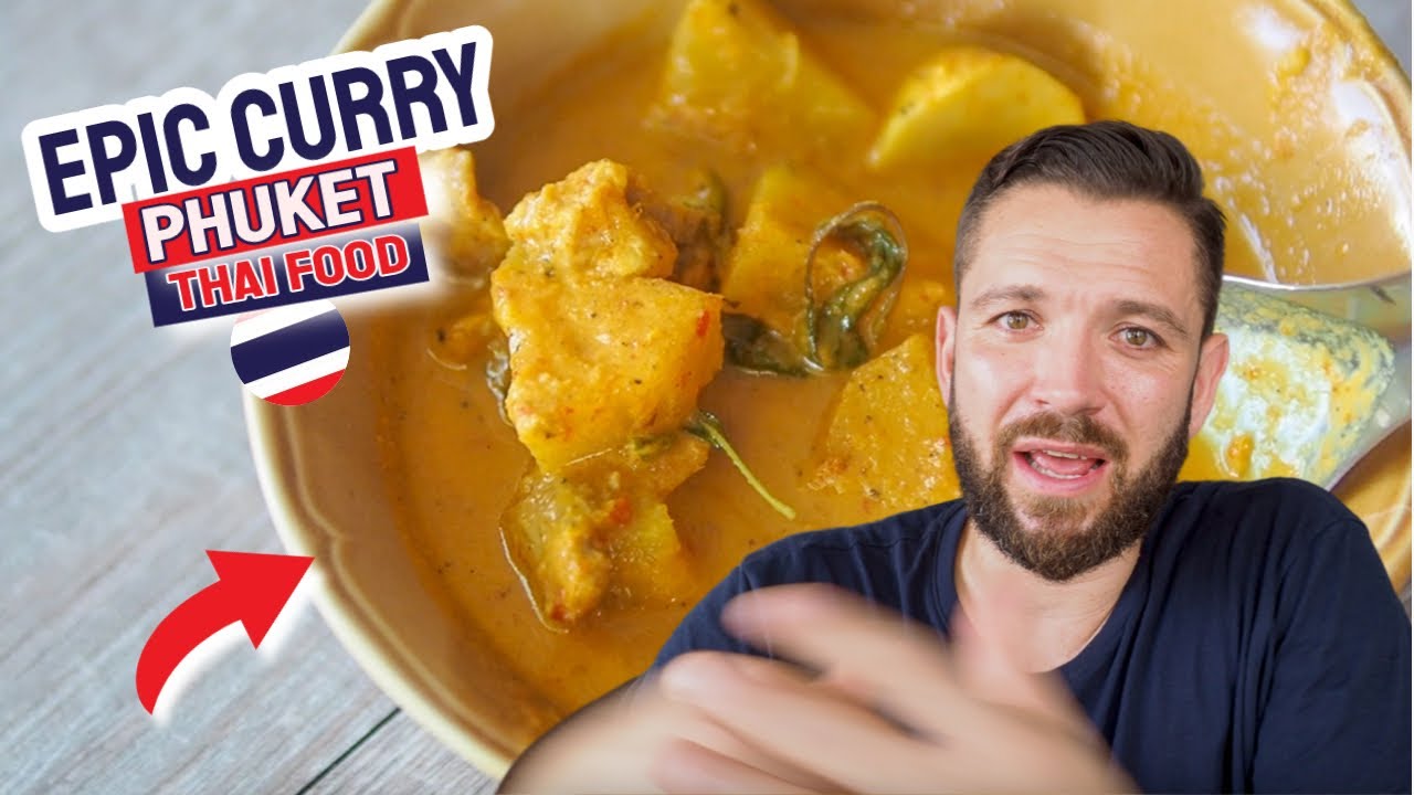 LOCAL THAI FOOD IN PHUKET - Epic Pineapple Curry and MORE - Street Food in Kata
