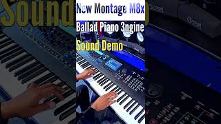 New Yamaha Montage M (M8x) -  Ballad Piano 3ngines Sound Demo