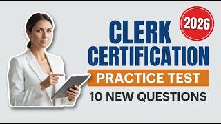 Clerk Certification Level II Practice Test: 10 Questions with Explained Answers for Success Guide