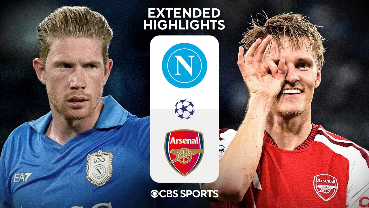 Napoli vs. Arsenal: Extended Highlights | UCL League Phase MD 1 | CBS Sports Golazo