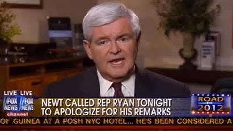 Newt Gingrich..."I Demand You Don