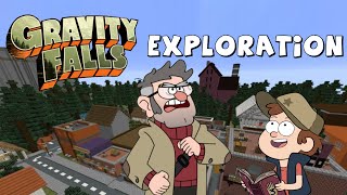 VailskibumGaming: Minecraft - GRAVITY FALLS EXPLORATION! screenshot 4