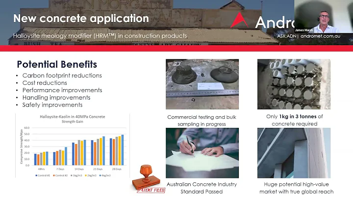 Andromeda Metals Managing Director James Marsh pre...