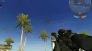 BF2: Heli Pilot hit with sniper rifle