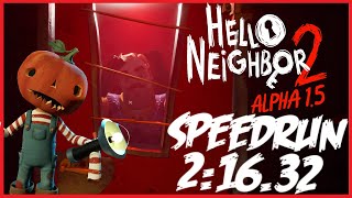 Hello Neighbor 2 Speedrun 2 Minutes (Alpha 1.5)