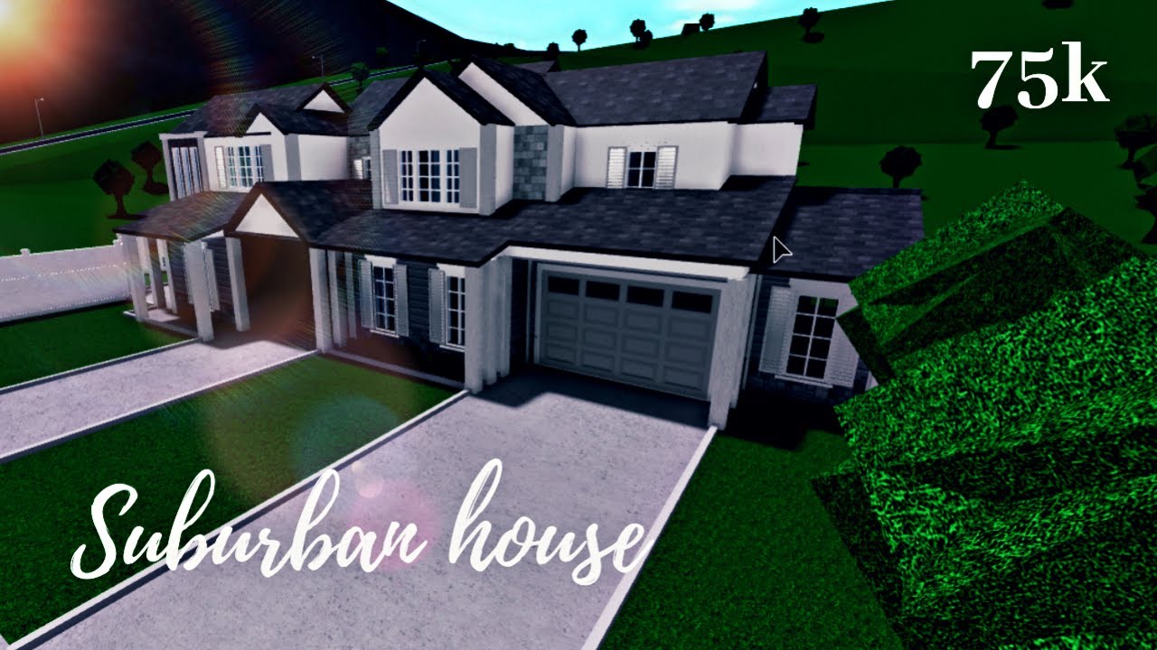 Suburban Family House Speedbuild 75k Bloxburg Roblox Part 2 2 Youtube - roblox bloxburg suburban family house 75k