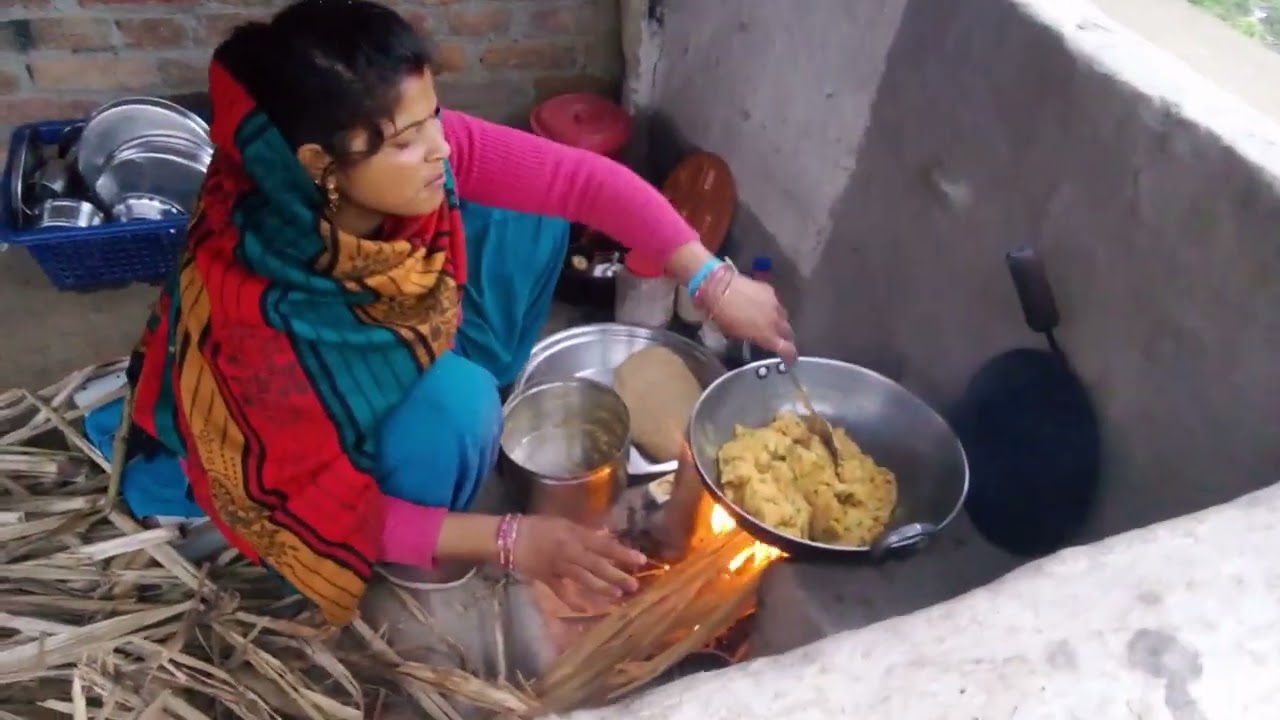 Daily vlog hindi रीना जी ने आलू के परांठे बनाये