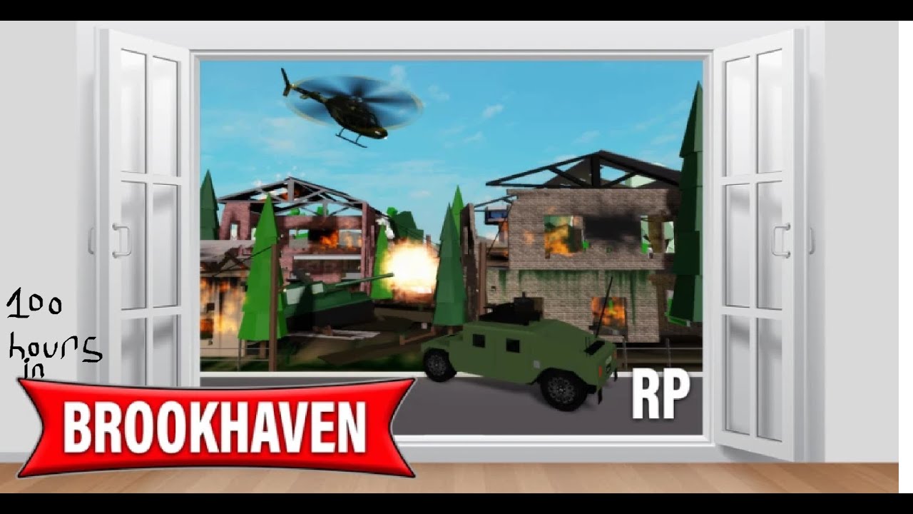 I Spent 100 Hours In Roblox Brookhaven - YouTube