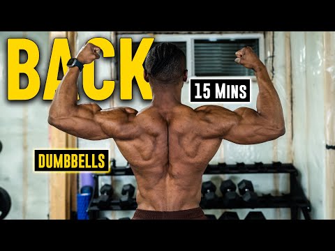 30 Minute Dumbbell Back & Biceps Workout (No Bench)