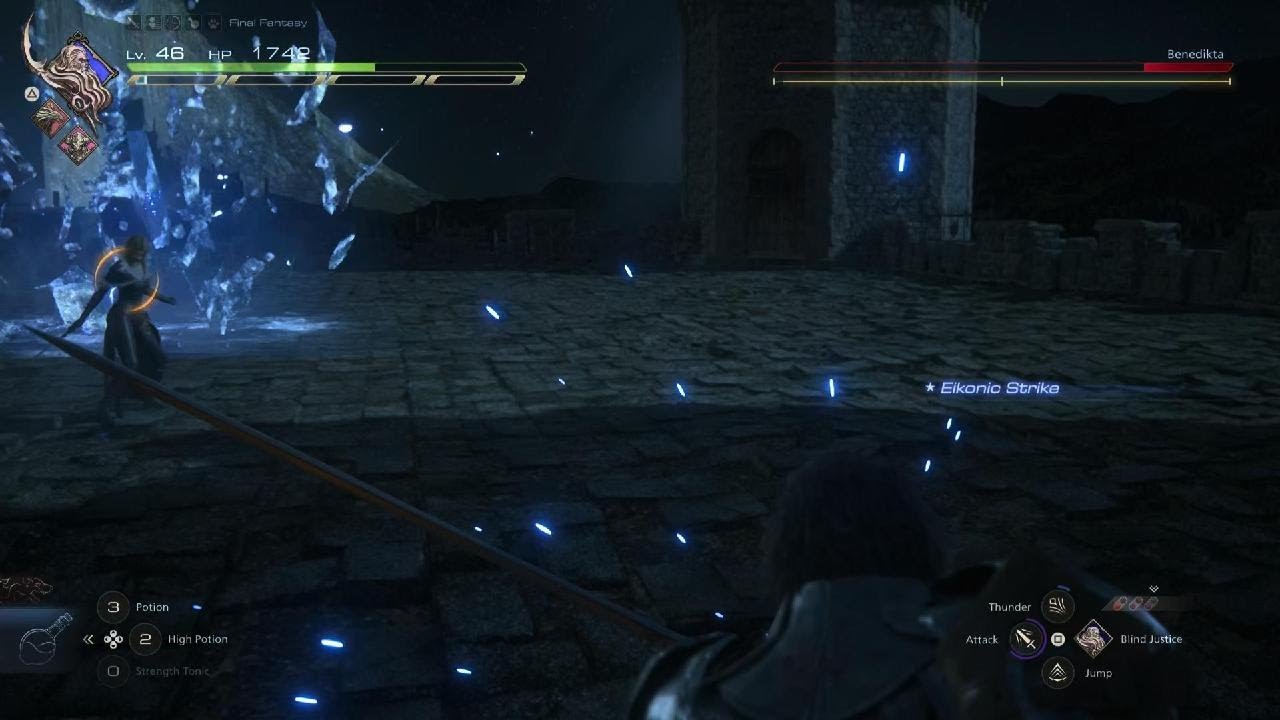 FINAL FANTASY XVI boss fight - YouTube