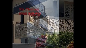 0908848518_Lan can ban công, cầu thang hoạ tiết sắt cắt CNC sang trong