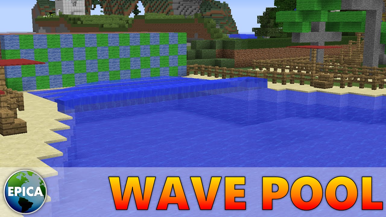 Fully Functioning WAVE POOL in Vanilla Minecraft! YouTube