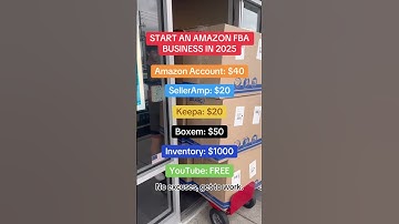 HOW TO SELL ON AMAZON FBA IN 2025